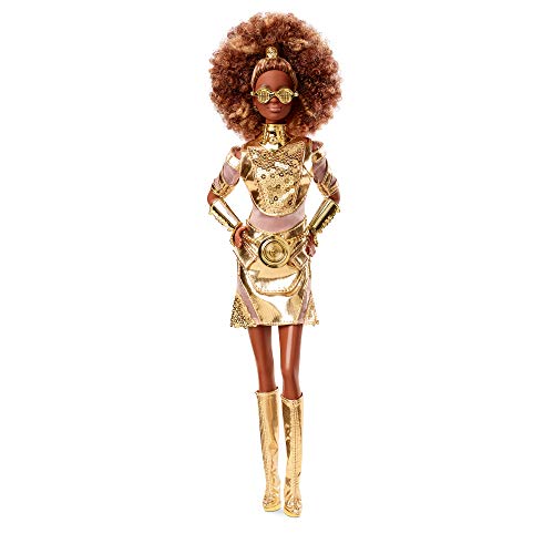 バービー バービー人形 Barbie Collector Star Wars C-3PO x Barbie Doll (~12-inch) in Gold Fashion and Accessories, with Doll Stand and Certificate of Authenticityバービー バービー人形