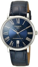 腕時計 ティソ メンズ Tissot mens Carson Auto Stainless Steel Dress Watch Blue T1224071604300腕時計 ティソ メンズ