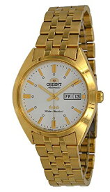 腕時計 オリエント メンズ ORIENT RA-AB0E05S Men's 3 Star Gold Tone Stainless Steel Silver Dial Day Date Automatic Watch腕時計 オリエント メンズ
