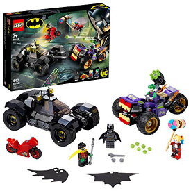 レゴ LEGO DC Batman Joker's Trike Chase 76159 Super-Hero Cars and Motorcycle Playset, Mini Shooting Batmobile Toy, for Fans of Batman, Robin, The Joker and Harley Quinn (440 Pieces)レゴ