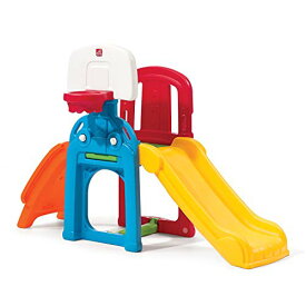 ステップ2 おままごと ごっこ遊び 大型遊具 Step2 Game Time Sports Climber & Slide for Kids, Indoor/Outdoor Playground Set, Slide, Basketball Hoop, Climbing Wall, Easy to Assemble, Backyard Playset, Kids Ages 2 ステップ2 おままごと ごっこ遊び 大型遊具