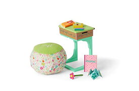 アメリカンガールドール 赤ちゃん おままごと ベビー人形 American Girl WellieWishers 14.5-inch Doll Ready to Learn Desk Playset with Seat, Notebook, and Crayons, For Ages 4+アメリカンガールドール 赤ちゃん おままごと ベビー人形