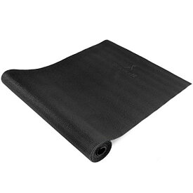 ヨガマット フィットネス ProsourceFit Classic Yoga Mat 1/8” (3mm) Thick, Extra Long 72-Inch Lightweight Fitness Mat with Non-Slip Grip for Yoga, Pilates, Exercise, Blackヨガマット フィットネス