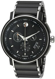 腕時計 モバード メンズ Movado Men's 0607006 Analog Display Swiss Quartz Black Watch腕時計 モバード メンズ