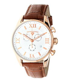 腕時計 スイスレジェンド メンズ Swiss Legend Men's Belleza Analog Swiss Quartz Watch White Dial and Rose Gold Stainless Steel Case with Brown Leather Strap 22011-RG-02-BR腕時計 スイスレジェンド メンズ