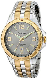 腕時計 アーミトロン メンズ Armitron Men's 20/4963SVTT Ratchet Bezel Two-Tone Bracelet Watch腕時計 アーミトロン メンズ