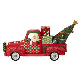 エネスコ Enesco 置物 インテリア 海外モデル アメリカ Enesco Jim Shore Country Living Santa in Red Pickup Truck Figurine, 6.8 Inch, Multicolorエネスコ Enesco 置物 インテリア 海外モデル アメリカ