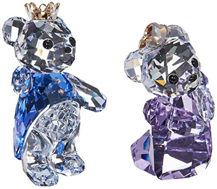 楽天市場】スワロフスキー Swarovski Krisベア プリンスとプリンセス 