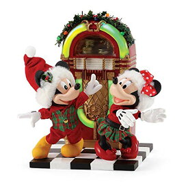 デパートメント56 Department 56 置物 インテリア 海外モデル Department 56 Possible Dreams Disney Mickey and Minnie Mouse Jingle Bell Swing Musical Lit Figurine, 8 Inch, Multicolorデパートメント56 Department 56 置物 インテリア 海外モデル