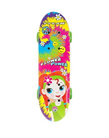 スタンダードスケートボード スケボー 海外モデル 直輸入 Titan Flower Power Princess Complete Skateboard for Girls (5+ Ages), 17-Inch, Multi-Colorスタンダードスケートボード スケボー 海外モデル 直輸入