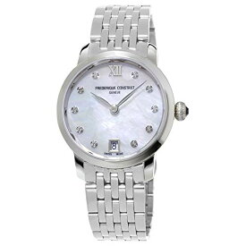 腕時計 フレデリックコンスタント レディース Ladies' Frederique Constant Slimline Stainless Steel Diamond Watch FC-220MPWD1S26B腕時計 フレデリックコンスタント レディース