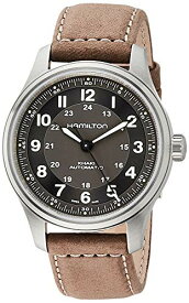 腕時計 ハミルトン メンズ Hamilton Khaki Field Automatic Black Dial Men's Watch H70545550腕時計 ハミルトン メンズ