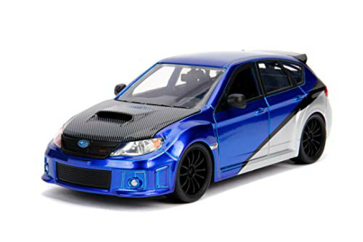 ジャダトイズ ミニカー ダイキャスト アメリカ Jada Toys 1 24 Fast Furious Brian S Subaru Impreza Wrx Sti Blue 本命ギフト