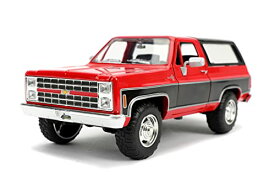ジャダトイズ ミニカー ダイキャスト アメリカ Jada Toys Just Trucks 1:24 1980 Chevrolet Blazer K5 Die-cast Car Red/Black, Toys for Kids and Adultsジャダトイズ ミニカー ダイキャスト アメリカ