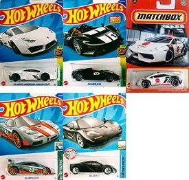 ホットウィール マテル ミニカー ホットウイール Hot Wheels Matchbox Lamborghini and McLaren 5 Car Bundle Set Version 2ホットウィール マテル ミニカー ホットウイール