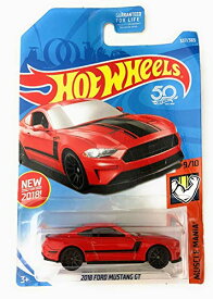 ホットウィール Hot Wheels 2018フォード マスタング GT マッスルマニア9/10 337/365 レッド Mustang ビークル ミニカー