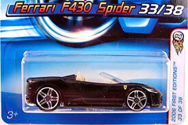 ホットウィール マテル ミニカー ホットウイール Hot Wheels 2006 First Editions -#33 Ferrari F430 Spider Black with Tan Interior #2006-33 Collectible Collector Car Mattelホットウィール マテル ミニカー ホットウイール