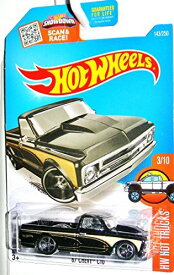 ホットウィール マテル ミニカー ホットウイール Hot Wheels, 2016 HW Hot Trucks, '67 Chevy C10 [Black] Die-Cast Vehicle #143/250ホットウィール マテル ミニカー ホットウイール