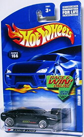 ホットウィール マテル ミニカー ホットウイール Hot Wheels 2002 1:64 Scale Black Ferrari 308 Die Cast Car #166ホットウィール マテル ミニカー ホットウイール