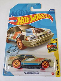 ホットウィール Hot Wheels '92フォード マスタング HWアートカーズ 1/10 90/250 タン ビークル ミニカー