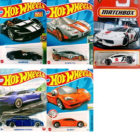 ホットウィール マテル ミニカー ホットウイール Hot Wheels Matchbox Lamborghini and McLaren 5 Car Bundle Setホットウィール マテル ミニカー ホットウイール