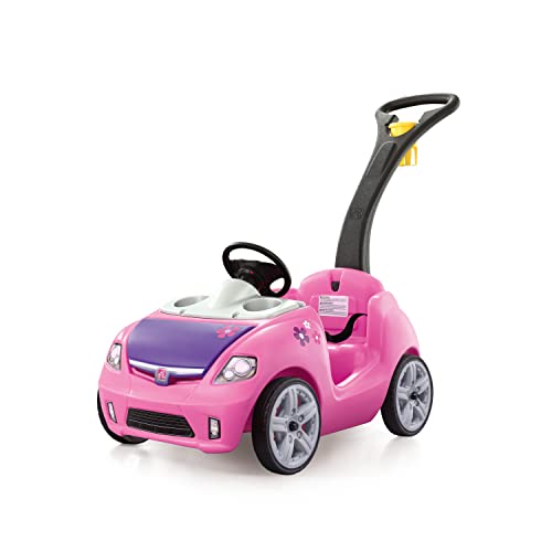 ステップ2 おままごと ごっこ遊び 大型遊具 Step2 Whisper Ride II Ride On Push Toy Car, Pink Ride On Car with Included Seat Belt, Easy Storage and Transport, Makes a Great Stroller Alternativeステップ2 おままごと ごっこ遊び 大型遊具