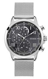 腕時計 ゲス GUESS メンズ GUESS Men's Guess Mens Watch - Porter Silver 44mm Steel Bracelet & Case Quartz Grey Dial Watch W1310G1腕時計 ゲス GUESS メンズ