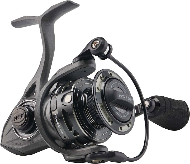 楽天市場 リール ペン Penn 釣り道具 フィッシング 送料無料 Penn Clash Ii Spinning Fishing Reel Grey Black 1000リール ペン Penn 釣り道具 フィッシング Angelica