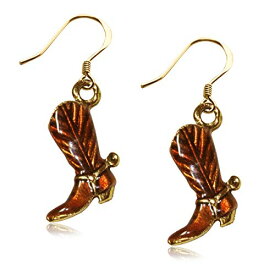 気まぐれなかわいい プレゼント クリスマス ピアス アメリカ Whimsical Gifts Horse Lover Charm Earrings (Cowboy Boot, Gold)気まぐれなかわいい プレゼント クリスマス ピアス アメリカ