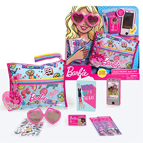 10-Piece Electronic 【送料無料】Barbie バービー人形 バービー Purse バービー人形 Playバービー Just by Set, 着せ替え人形