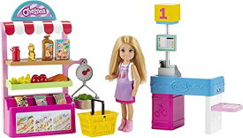 バービー バービー人形 日本未発売 プレイセット アクセサリ Barbie Chelsea Can Be Doll & Snack Stand Playset with 15+ Accessories Including Snack Stand, Register & Shopping Basket, Blond Dollバービー バービー人形 日本未発売 プレイセット アクセサリ