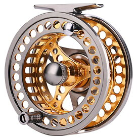 リール 釣り道具 フィッシング 海外直輸入 Fly Fishing Reel Large Arbor 2+1 BB with CNC-machined Aluminum Alloy Body and Spool in Fly Reel Sizes 5/6リール 釣り道具 フィッシング 海外直輸入