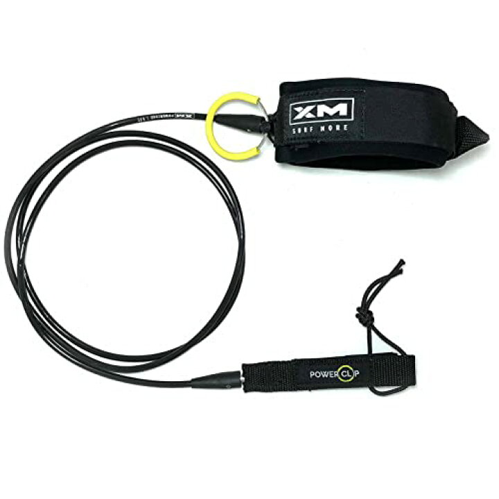 サーフィン リーシュコード マリンスポーツ XM SURF MORE Regular 8ft Surfboard Leash With Power Clip Quick Release