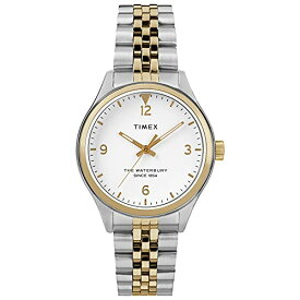 腕時計 タイメックス メンズ Timex Women's Waterbury Traditional 34mm Watch ? Two-Tone Case White Dial with Two-Tone Stainless Steel Bracelet腕時計 タイメックス メンズ
