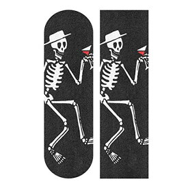 デッキテープ グリップテープ スケボー スケートボード 海外モデル Human Skull Drinking Skateboard Grip Tape Skeleton Scooter Griptape Deck Sandpaper Longboard Sheet Sticker 9" x 33"デッキテープ グリップテープ スケボー スケートボード 海外モデル