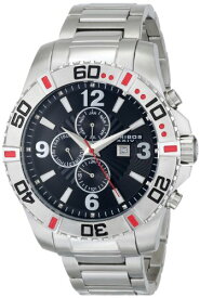 腕時計 アクリボスXXIV メンズ Akribos XXIV Men's 'Grandiose' Swiss Multifunction Watch - 3 Subdials Month, Day, & GMT and Date Window on Heavy Stainless Steel Bracelet Watch - AK671腕時計 アクリボスXXIV メンズ