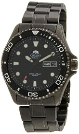 腕時計 オリエント メンズ Orient Men's Diver Japanese Automatic Sport Watch with Stainless Steel Strap (Model: FAA02003B), IP Black腕時計 オリエント メンズ