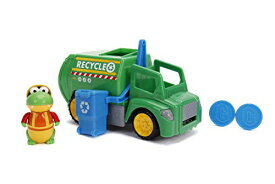 ジャダトイズ ミニカー ダイキャスト アメリカ Jada Toys Ryan's World Recycling Truck with Gus The Gummy Gator Figure, 6" Feature Vehicle Greenジャダトイズ ミニカー ダイキャスト アメリカ