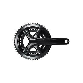 クランク パーツ 自転車 コンポーネント サイクリング Shimano RS510 Crankset - 172.5mm, 11-Speed, 46/36t, 110 BCD, Hollowtech II Spindle Interface, Blackクランク パーツ 自転車 コンポーネント サイクリング