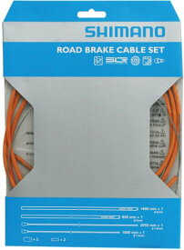 スプロケット フリーホイール ギア パーツ 自転車 Shimano PTFE Road Brake Cable and Housing Set (Orange)スプロケット フリーホイール ギア パーツ 自転車