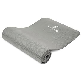 ヨガマット フィットネス ProsourceFit Extra Thick Yoga and Pilates Mat ?” (13mm) or 1" (25mm), 71-inch Long High Density Exercise Mat with Comfort Foam and Carrying Strap, Purpleヨガマット フィットネス