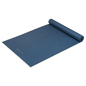 ヨガマット フィットネス Gaiam Yoga Mat Premium Solid Color Non Slip Exercise & Fitness Mat for All Types of Yoga, Pilates & Floor Workouts, Indigo Ink, 5mm, 68"L x 24"W x 5mm Thickヨガマット フィットネス