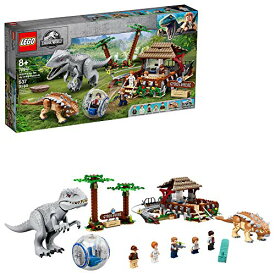 レゴ LEGO Jurassic World Indominus rex vs. Ankylosaurus 75941 Awesome Dinosaur Building Toy for Kids, Featuring Jurassic World Character Minifigures for Hours of Creative Fun (537 Pieces)レゴ