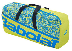 テニス バッグ ラケットバッグ バックパック Babolat Duffle M Classic Tennis Bag - Yellow Lime/Blueテニス バッグ ラケットバッグ バックパック