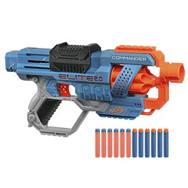 ナーフ アメリカ 直輸入 ソフトダーツ リフィル Nerf Elite 2.0 Commander RD-6 Blaster, 12 Official Nerf Darts, 6-Dart Rotating Drum, Tactical Rails, Barrel and Stock Attachment Pointsナーフ アメリカ 直輸入 ソフトダーツ リフィル