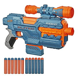 ナーフ アメリカ 直輸入 ソフトダーツ リフィル Nerf Elite 2.0 Phoenix CS-6 Motorised Blaster, 12 Official Nerf Darts, Scope, Clip, Built-in Customising Capabilitiesナーフ アメリカ 直輸入 ソフトダーツ リフィル