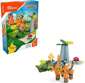 メガブロック メガコンストラックス 組み立て 知育玩具 Mega Construx Pokemon Torracat Building Set Construction Set with character figures, Building Toys for Kids 79 Piecesメガブロック メガコンストラックス 組み立て 知育玩具