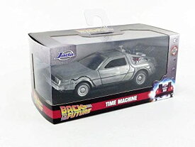 ジャダトイズ ミニカー ダイキャスト アメリカ Jada Toys Back to The Future Time Machine 1:32 Die-cast Car, Toys for Kids and Adults, Silverジャダトイズ ミニカー ダイキャスト アメリカ