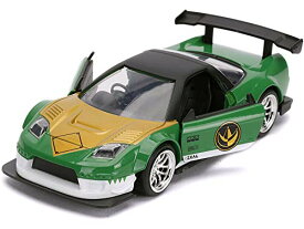 ジャダトイズ ミニカー ダイキャスト アメリカ Jada Toys Power Rangers 1:32 Green Ranger 2002 Honda NSX Type-R Die-cast Cars, Toys for Kids and Adultsジャダトイズ ミニカー ダイキャスト アメリカ