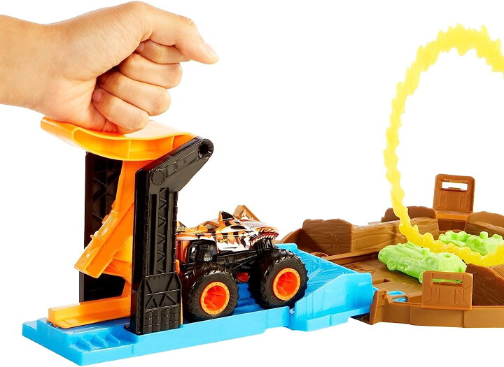 楽天市場】ホットウィール Hot Wheels モンスタートラック スタント 